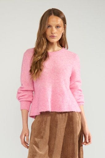 Nümph - Nusuri Peplum Pullover 707253 - Bonbon Strikbluser 