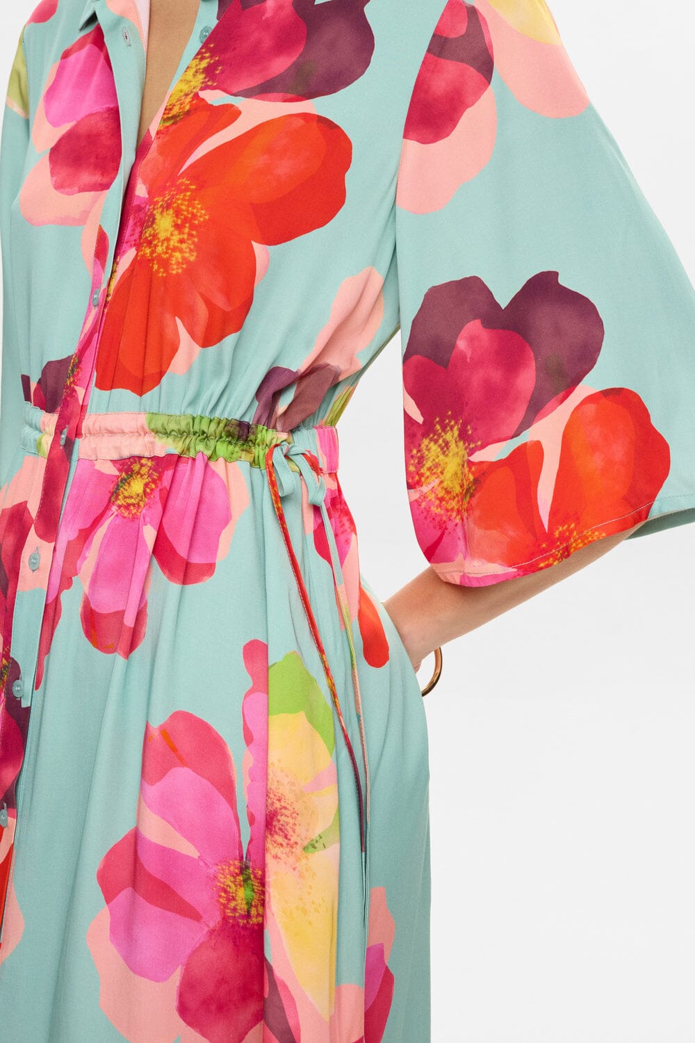 Nümph - Nutassy Long Dress 707193 - Harbor Gray Kjoler 