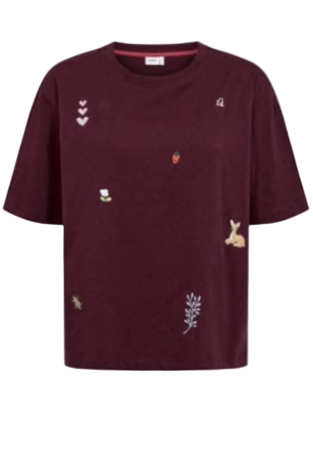 Nümph - Nutenia Boxy T-shirt- Gots 707093 - Fig