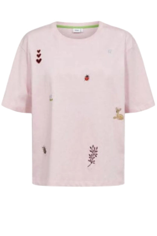 Nümph - Nutenia Boxy T-shirt- Gots 707093 - Pink Lady