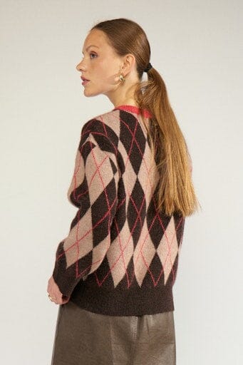 Nümph - Nutikla Pullover 707317 - Goji Berry Strikbluser 