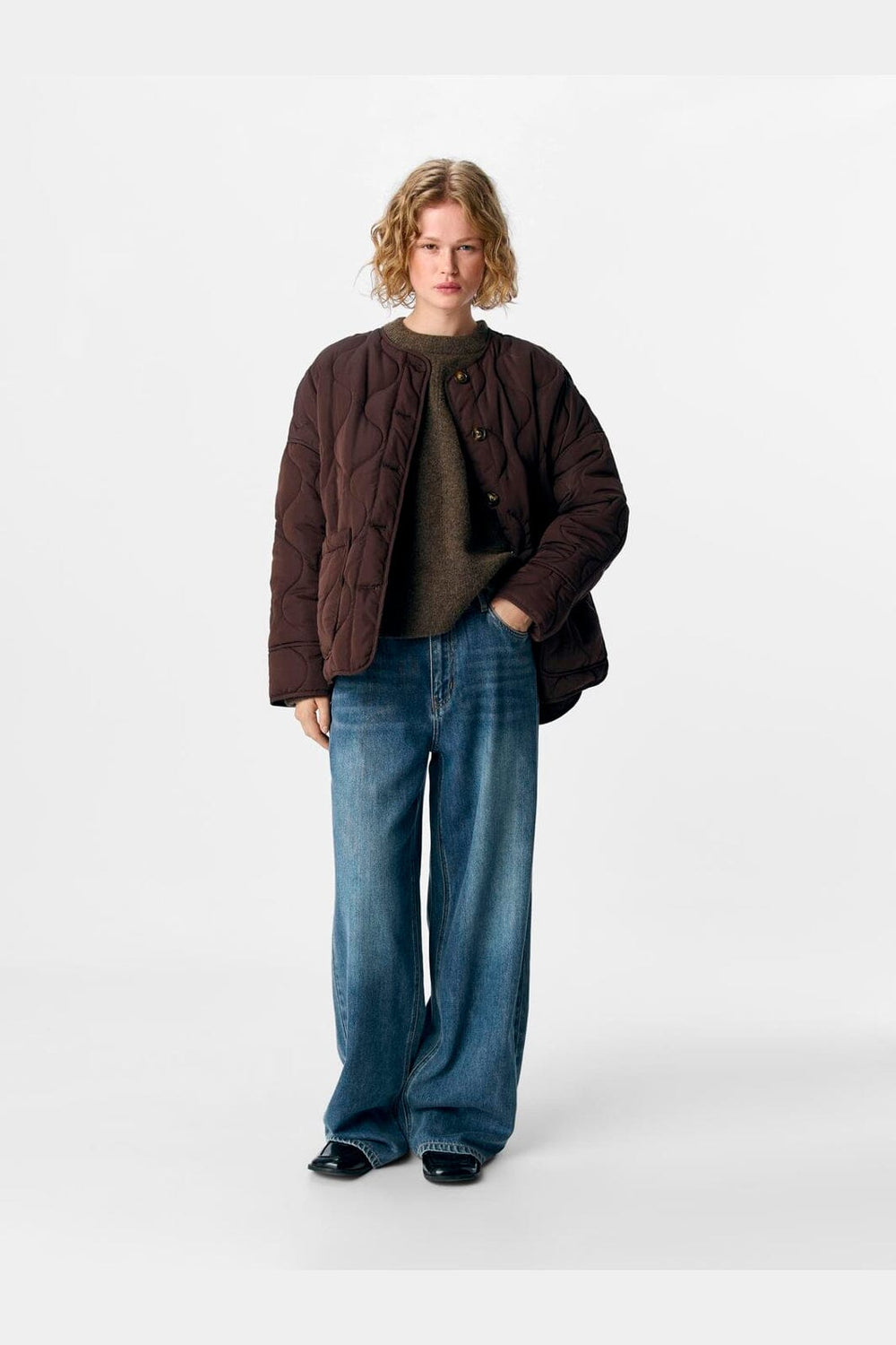 Object - Objallie Ls Lo Quilted Jacket - 4657045 Java