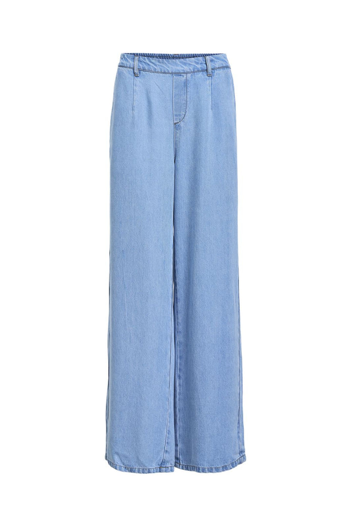 Object - Objframe Lisa Wide Pant - 4673156 Light Blue Denim