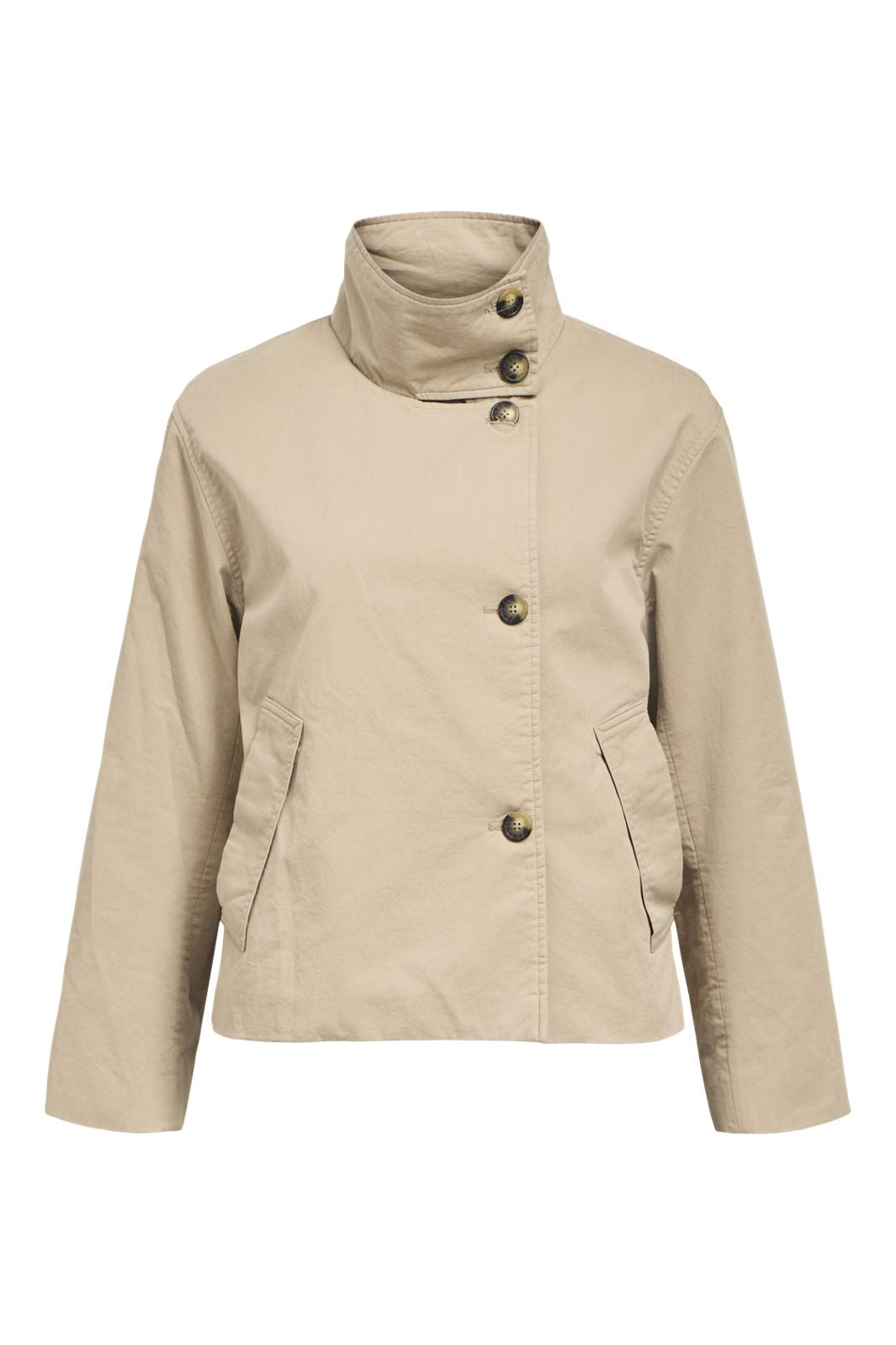 Object - Objgro Re Short Jacket - 4668396 Desert Taupe