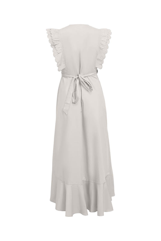 Object - Objhope Papaya S/S Wrap Dress - 4805980 White Sand