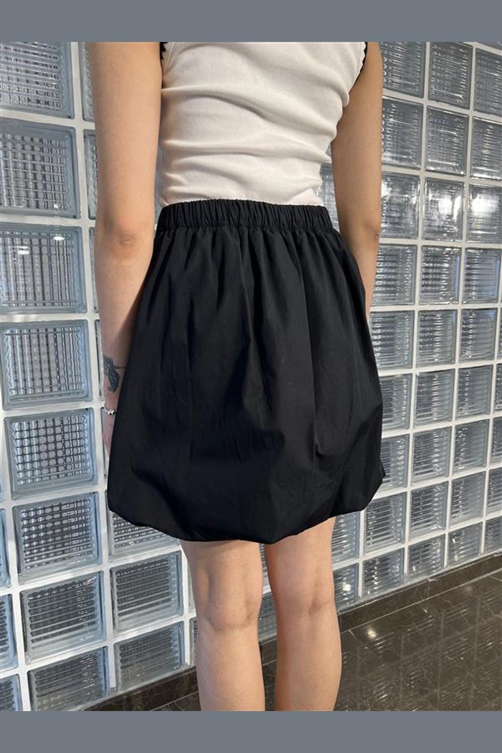 Object - Objlala Bubble Short Skirt - 4708692 Black