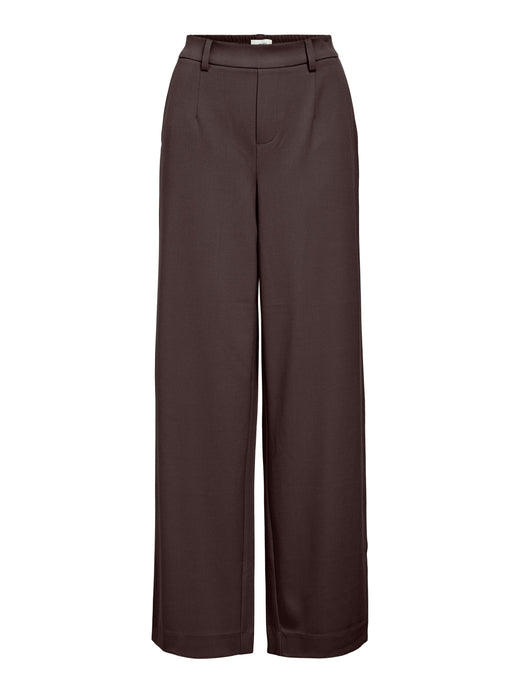 Object - Objlisa Wide Pant - 4856910 Seal Brown