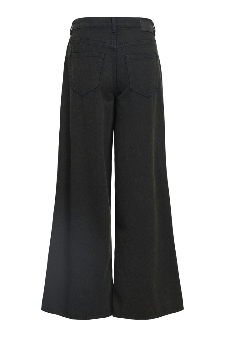 Object - Objmoji Kamata Super Wide Jeans Cc3 - 4795783 Black Brown Wash