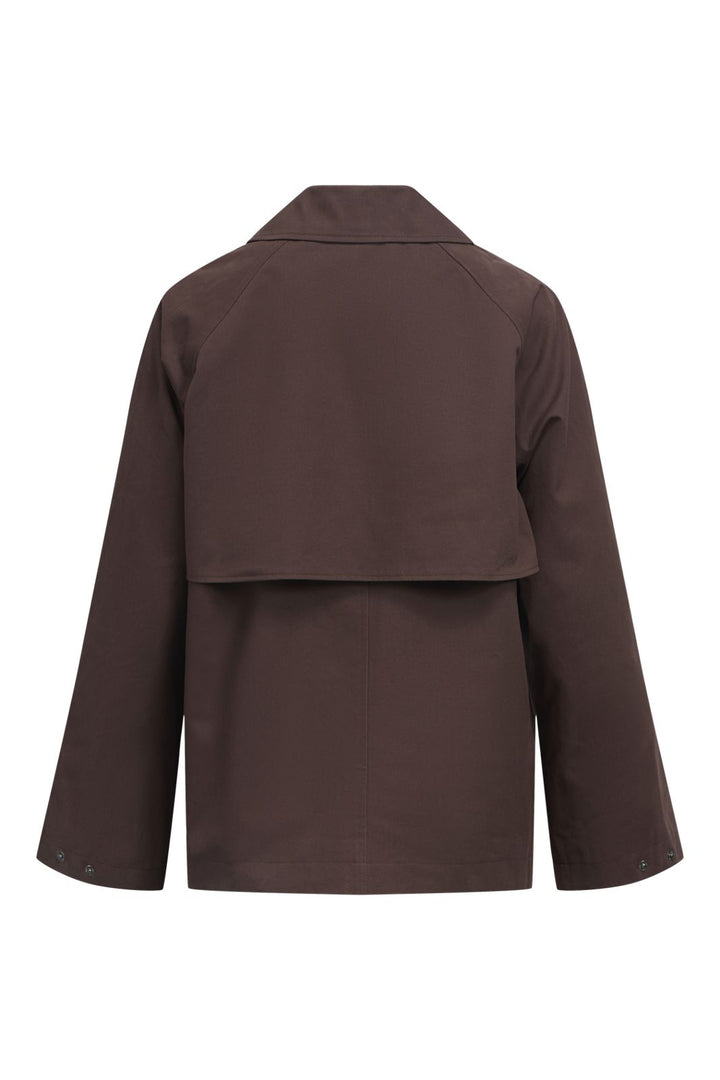 Object - Objpaula Re L/S Trench Jacket - 4911954 Seal Brown