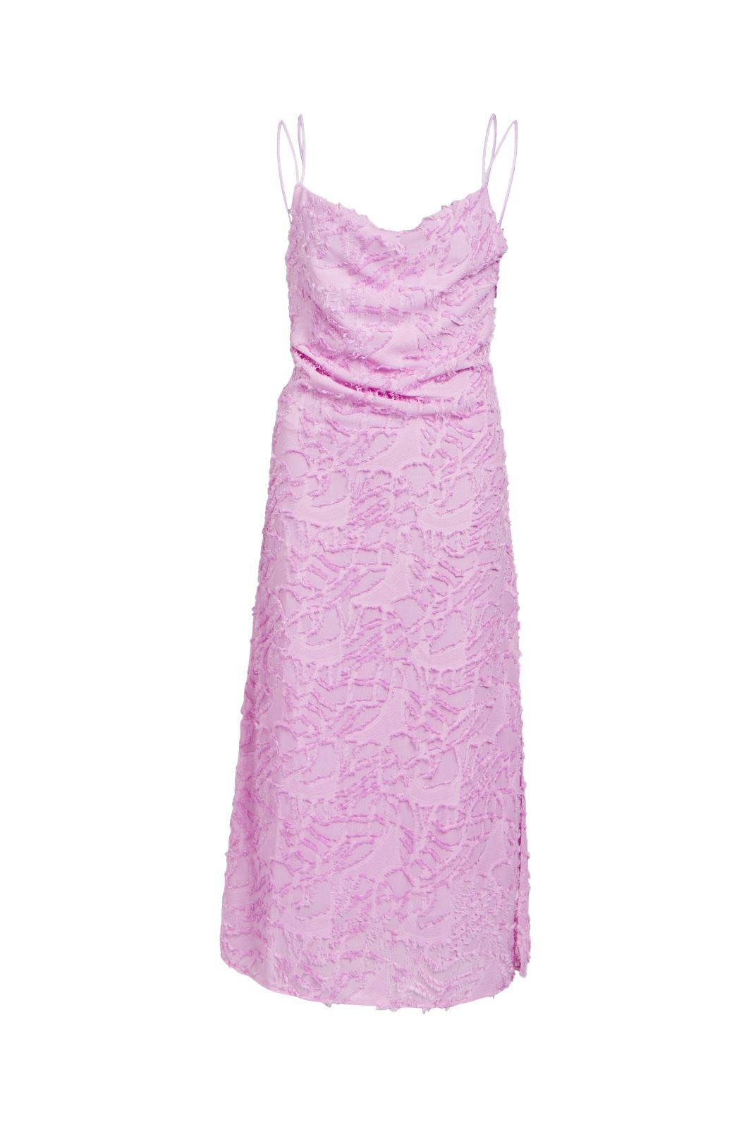 Object - Objpoppi S/L Long Dress 132 - 4469186 Pastel Lavender