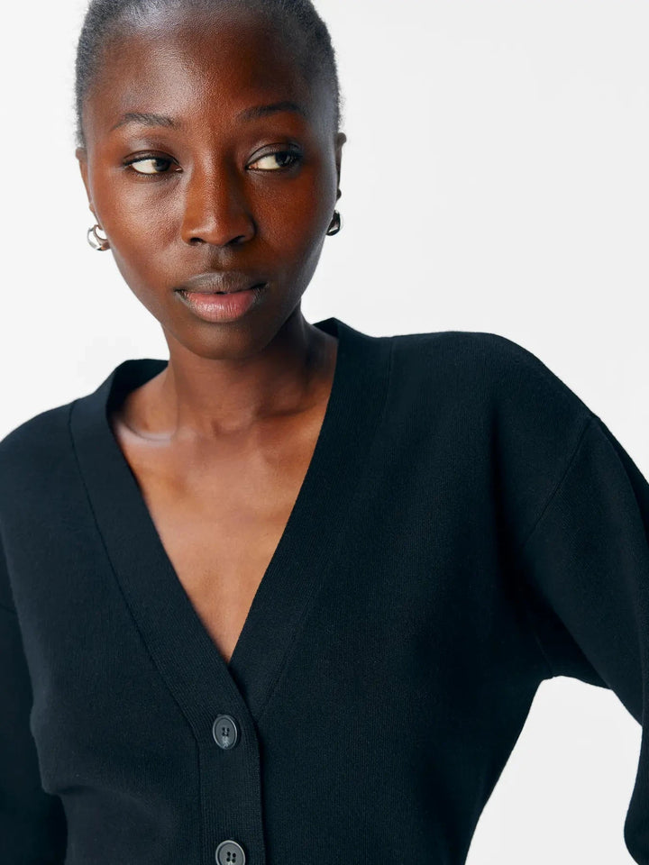Object - Objreynard Ls Sli Cardigan - 4789476 Black Cardigans 