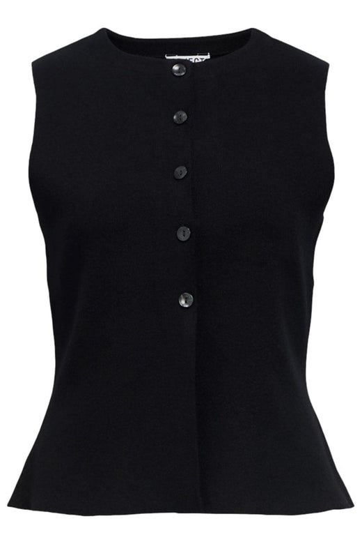 Object - Objreynard Re Knit Vest - 4927199 Black Veste 