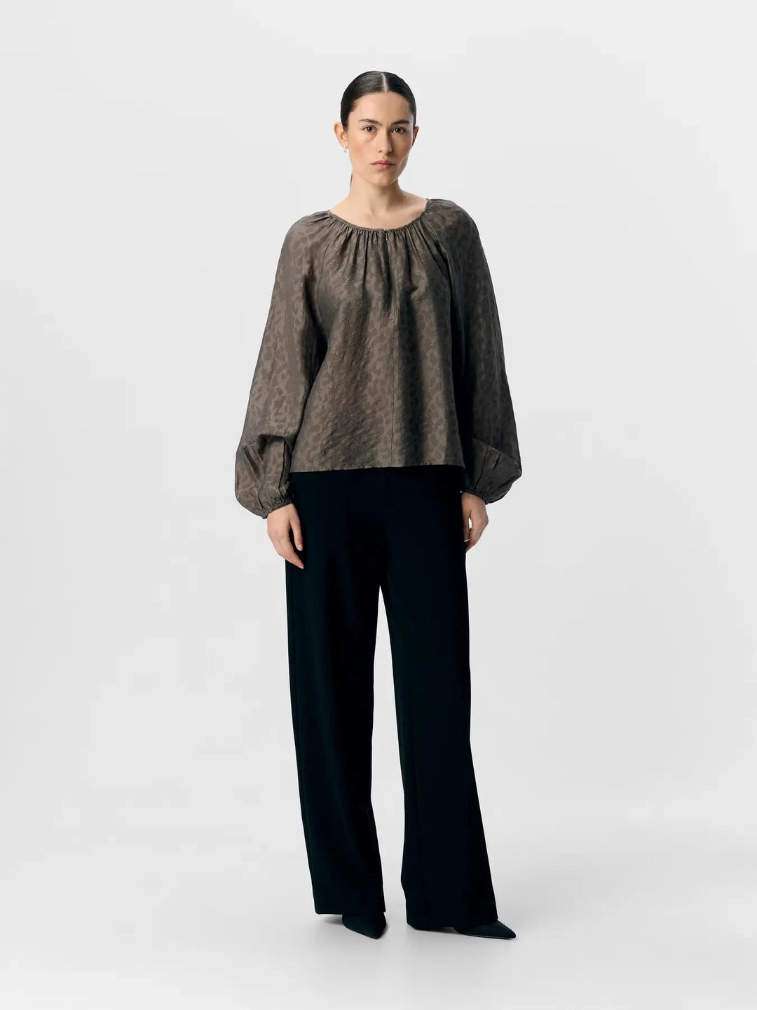 Object - Objtrue L/S Lo Blouse - 4789493 Morel Bluser 