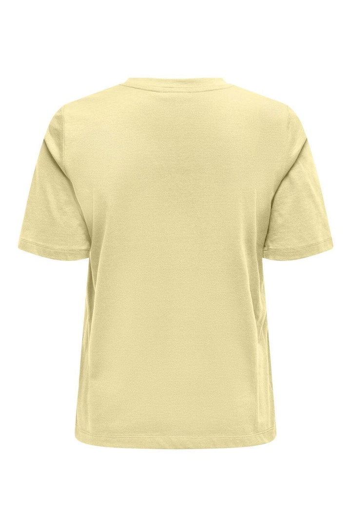 Only - Onl S/S Tee - 4963247 Pastel Yellow