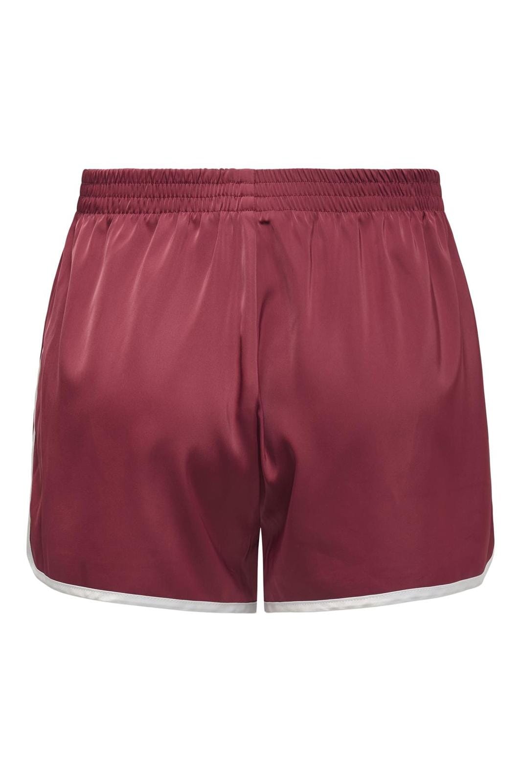 Only - Onlabella Life Sporty Shorts 15348599 - 4775591 - Ruby Wine W White