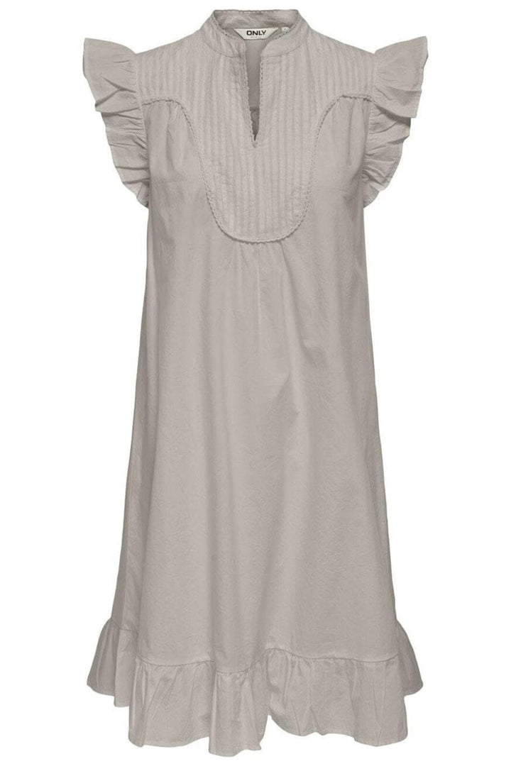 Only - Onladda S/L V-Neck Dress - 4957288 Chateau Gray Kjoler 