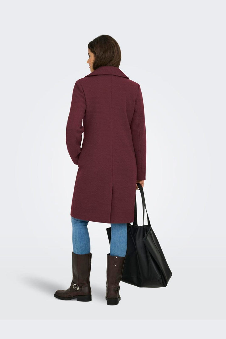 Only - Onladina Long Coat Cc - 4867266 Port Royale Melange