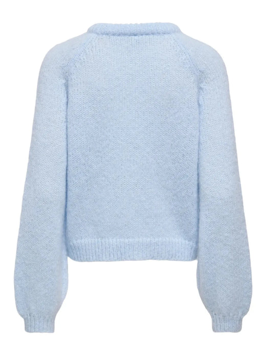 Only - Onlalyssa Ls Raglan Cardigan Nca Knt - 5068993 Cashmere Blue Fmop Button Cardigans 