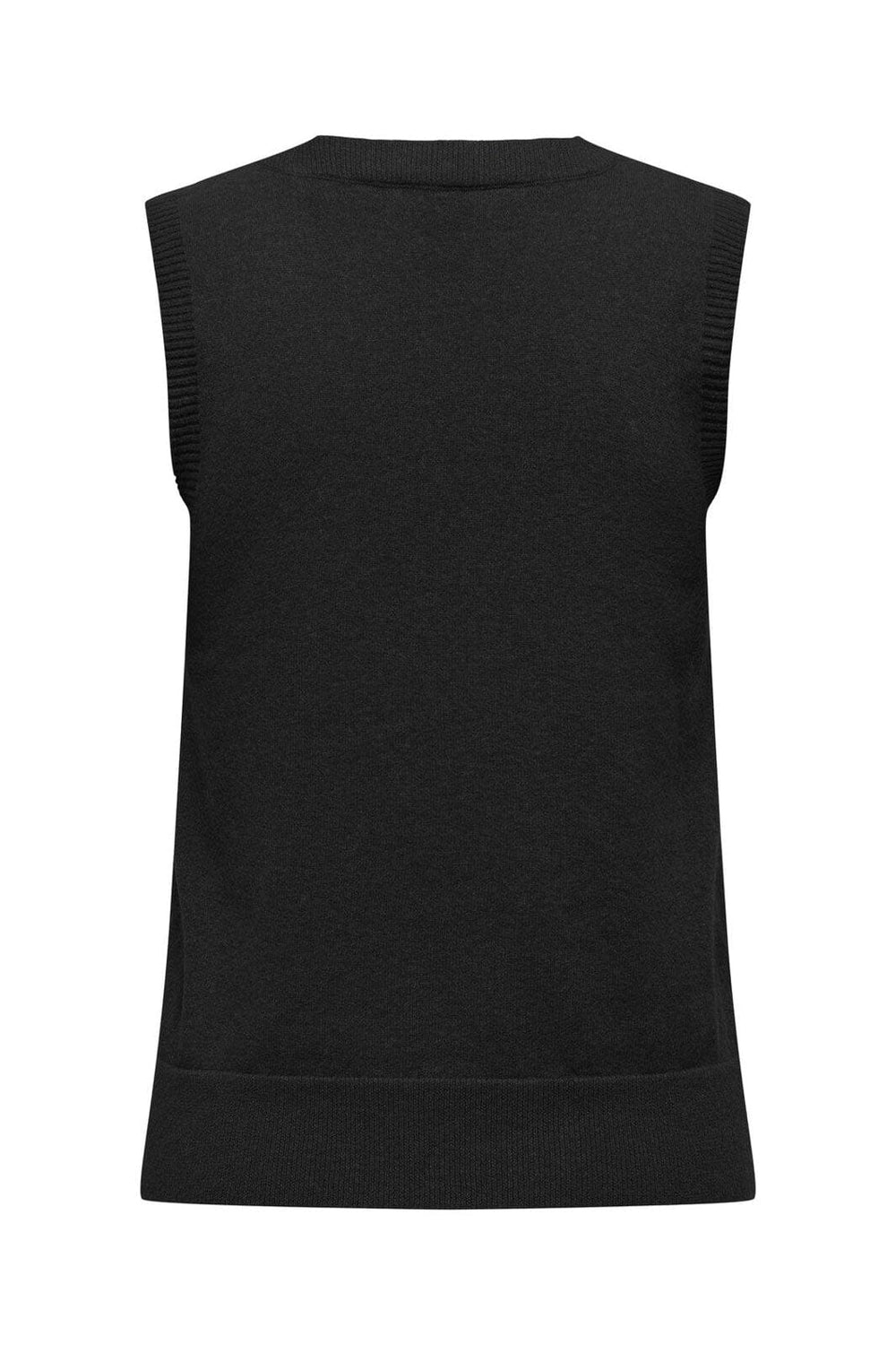 Only - Onlama Life Sl V-Neck Vest Cc Knt - 4958918 Black