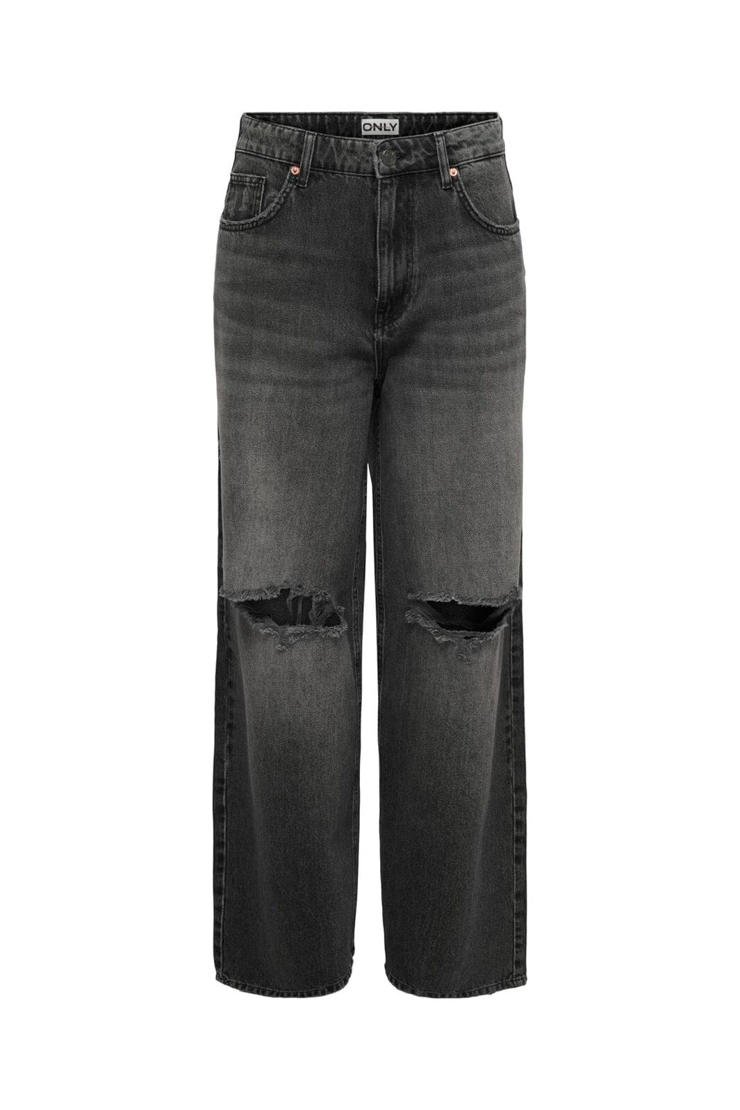 Only - Onlamber Lw Destroy Ovs Baggy Dot - 5016898 Washed Black
