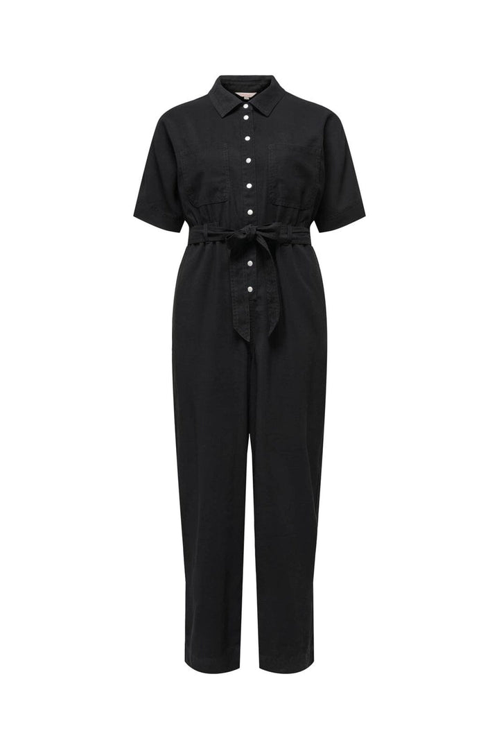 Only - Onlaris Life Ss Jumpsuit Cc - 4911042 Black