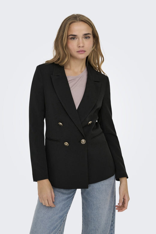 Only - Onlastrid Life L/S Fit Blazer Tlr - 4413127 Black
