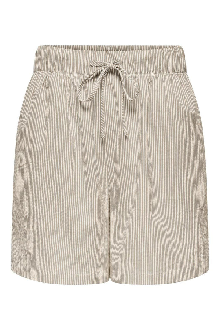 Only - Onlaugusta Shorts 15347659 - 4745376 - Feather Gray Cloud Dancer