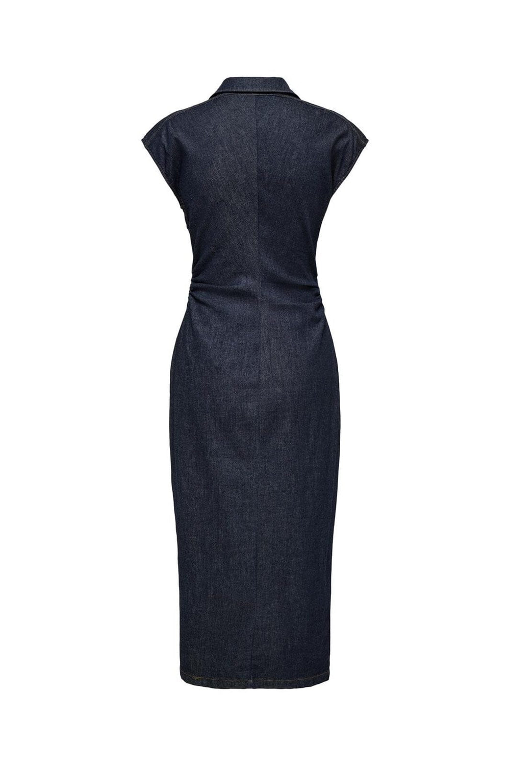 Only - Onlbabe Capsleeve Midi Dress Rinse - 4921304 Dark Blue Denim