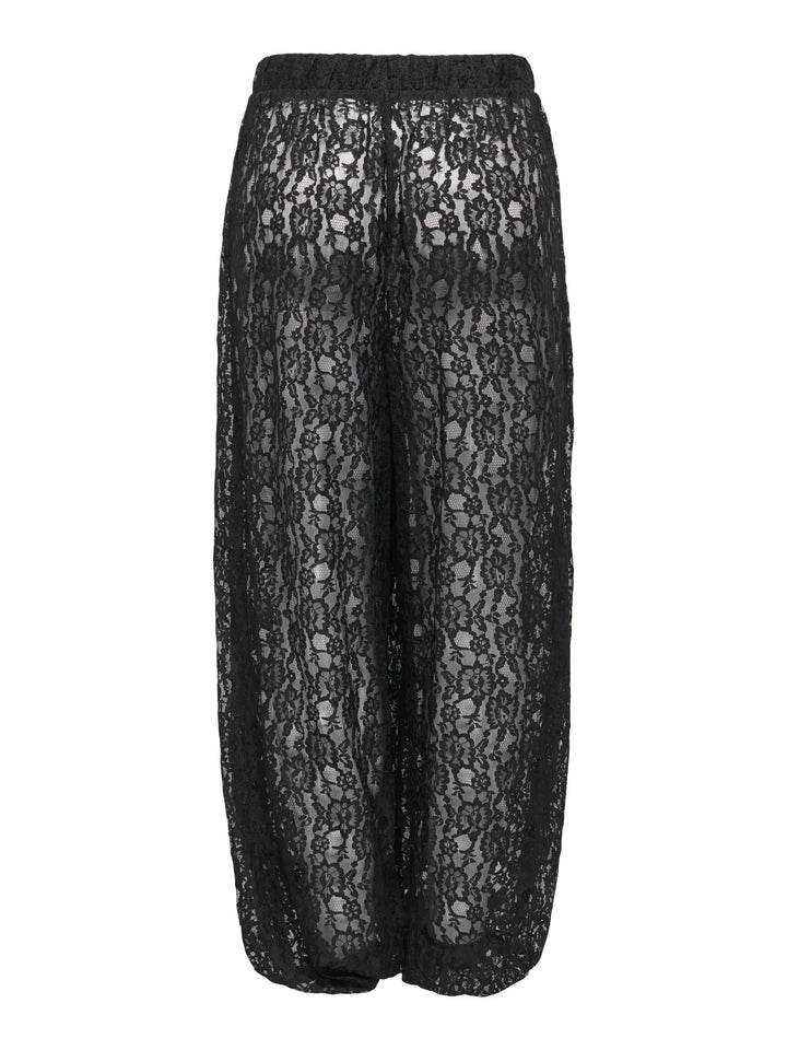 Only - Onlbea Lace Balloon Pants - 5104941 Black Bukser 