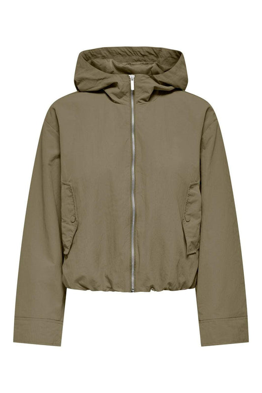 Only - Onlbealo Hood Jacket - 4982404 Aloe Silver Trim