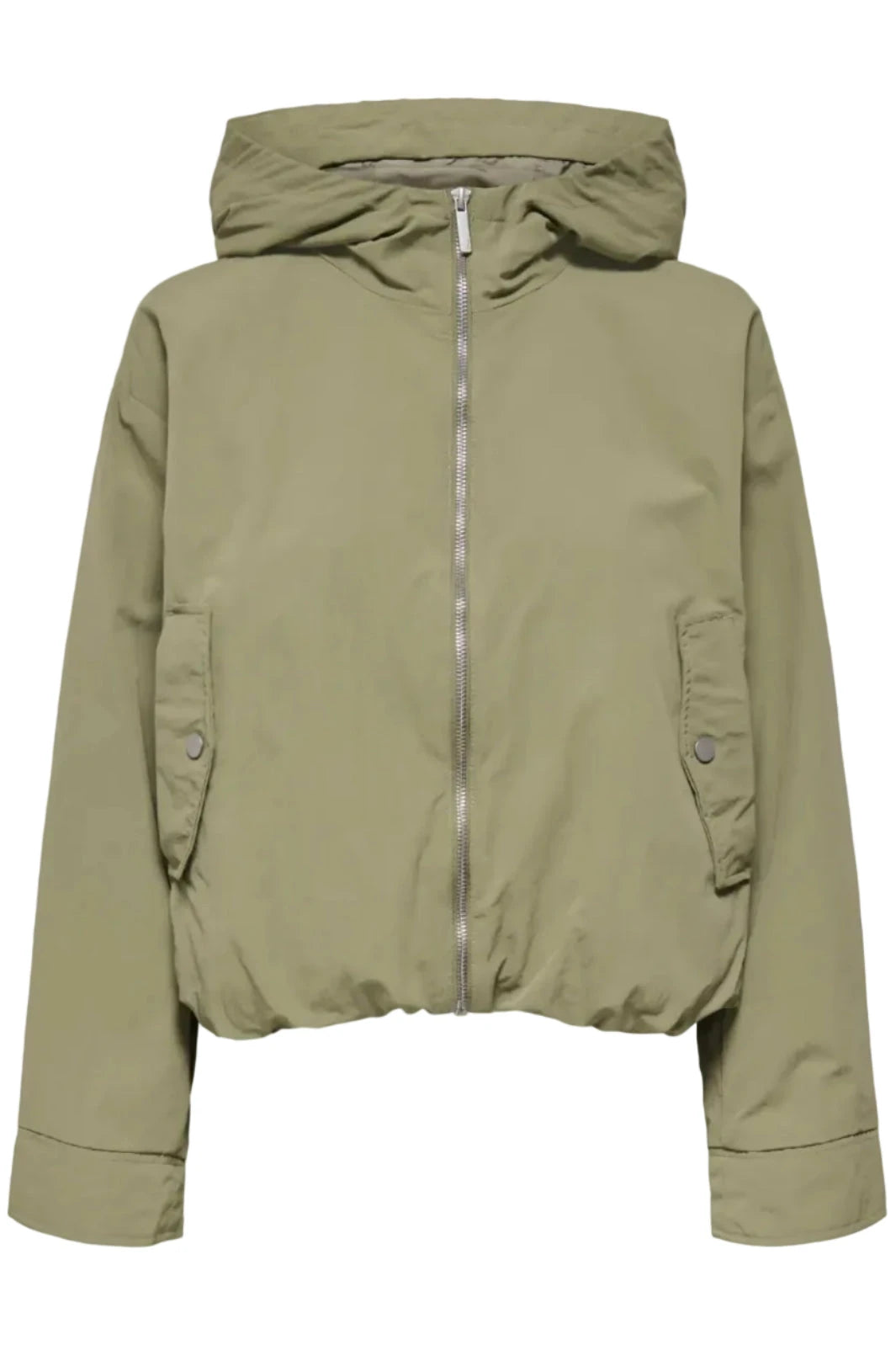 Only - Onlbealo Hood Jacket - 4982404 Aloe Silver Trim Jakker 