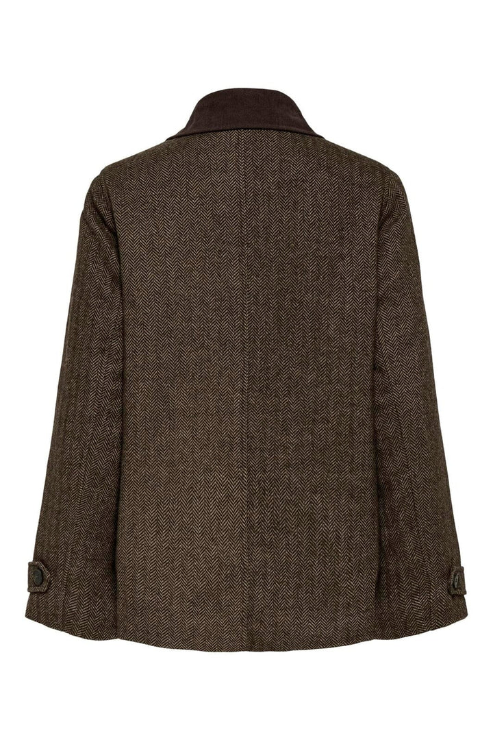 Only - Onlbeau Cord Jacket Cc - 5009293 Hot Fudge