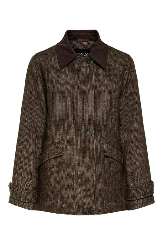 Only - Onlbeau Cord Jacket Cc - 5009293 Hot Fudge
