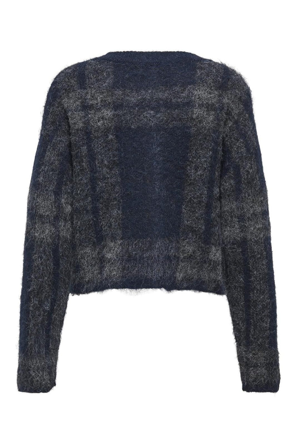 Only - Onlbeverly Life Ls Button Onec Cardi Knt - 4928940 Night Sky Medium Gray/Melange