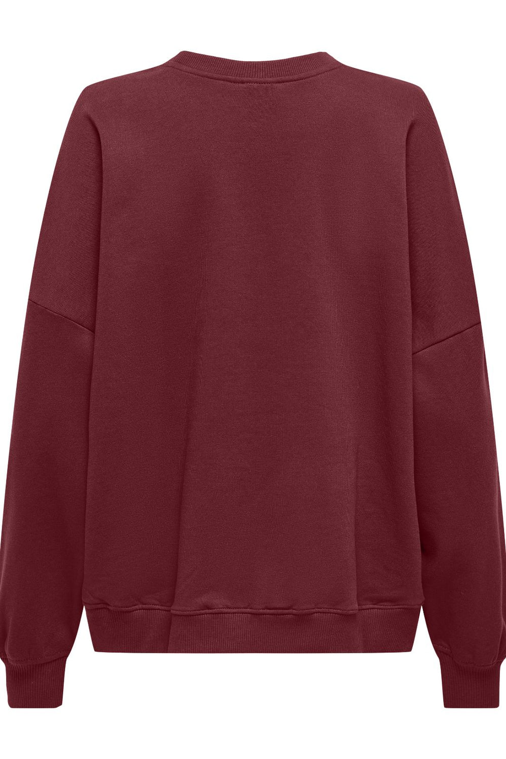 Only - Onlbila L/S Bear O-Neck Swt - 4892453 Cabernet Lazy Sweatshirts 