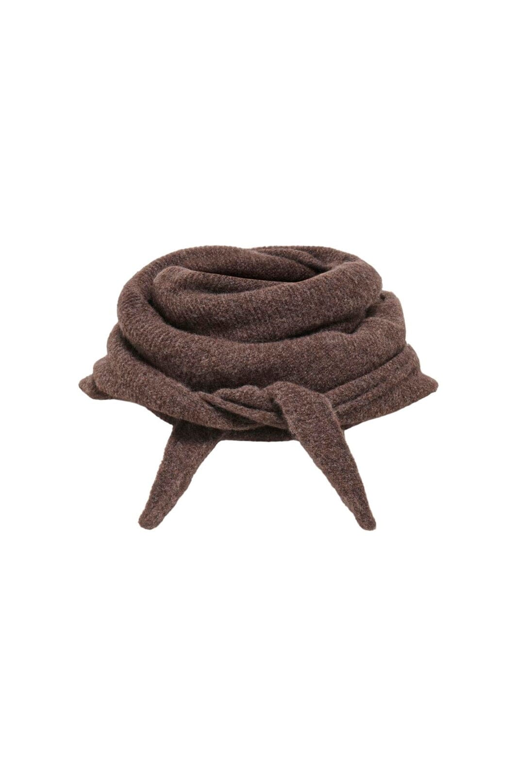 Only - Onlbolette Knitted Scarf Acc - 5008836 Black Coffee Melange