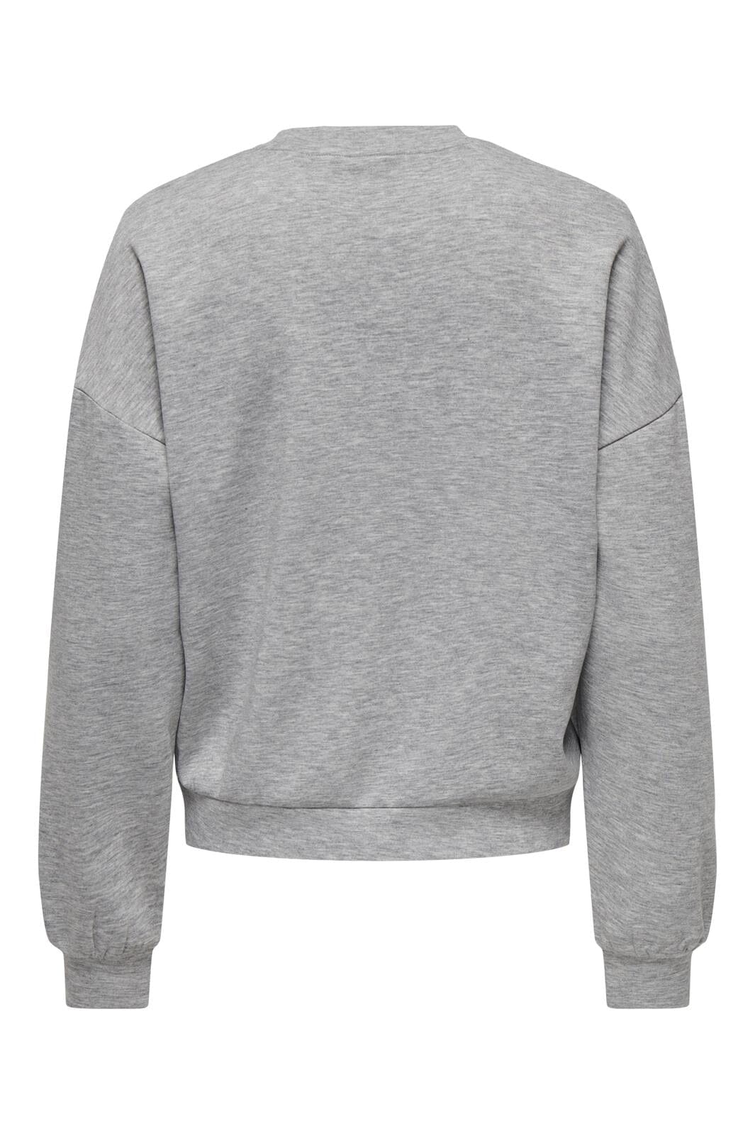 Only - Onlbrielle L/S O-Neck Swt - 4635845 Medium Grey Melange Silver Tag