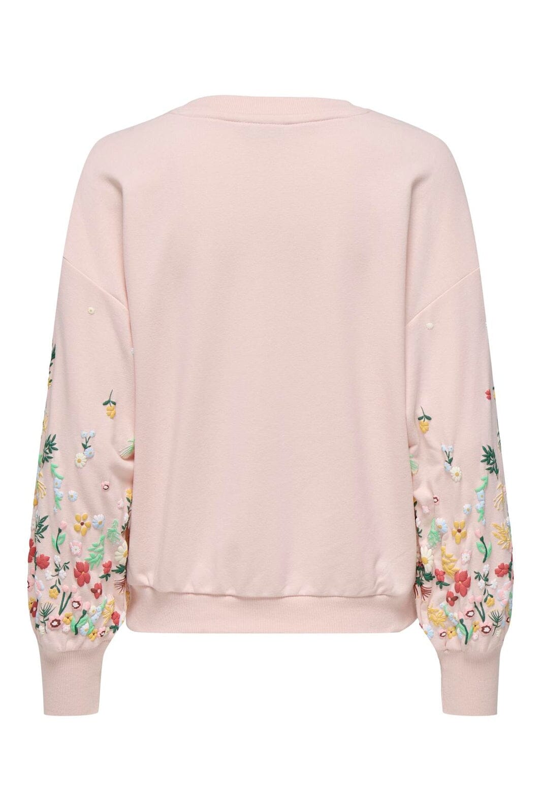 Only - Onlbrooke L/S O-Neck Flower Swt - 4691872 Potpourri Sleeve Flower
