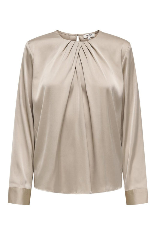 Only - Onlcamille Ls Satin Deatil Top - 4846250 String