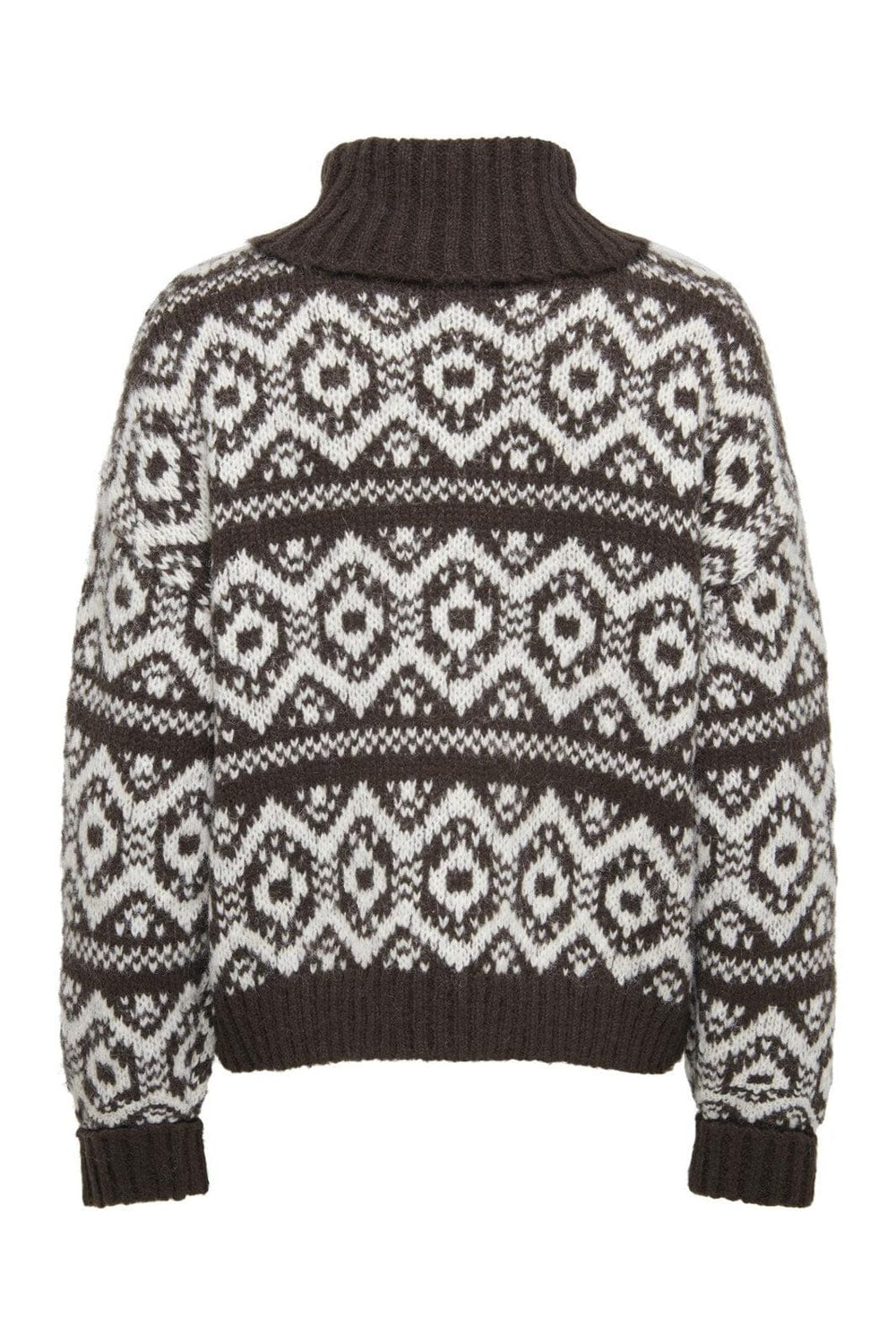 Only - Onlcarin Life Ls Jq Loose Rolln Knt - 4947850 Seal Brown Birch