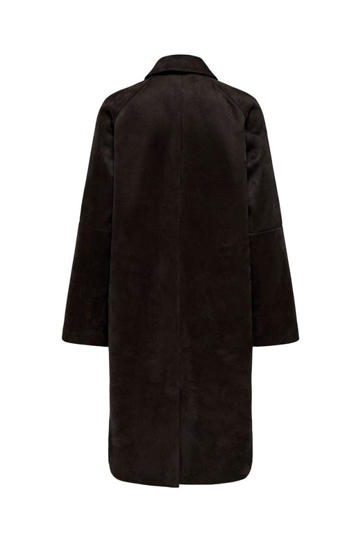 Only - Onlcarolina Long Faux Suede Coat - 5140394 Java
