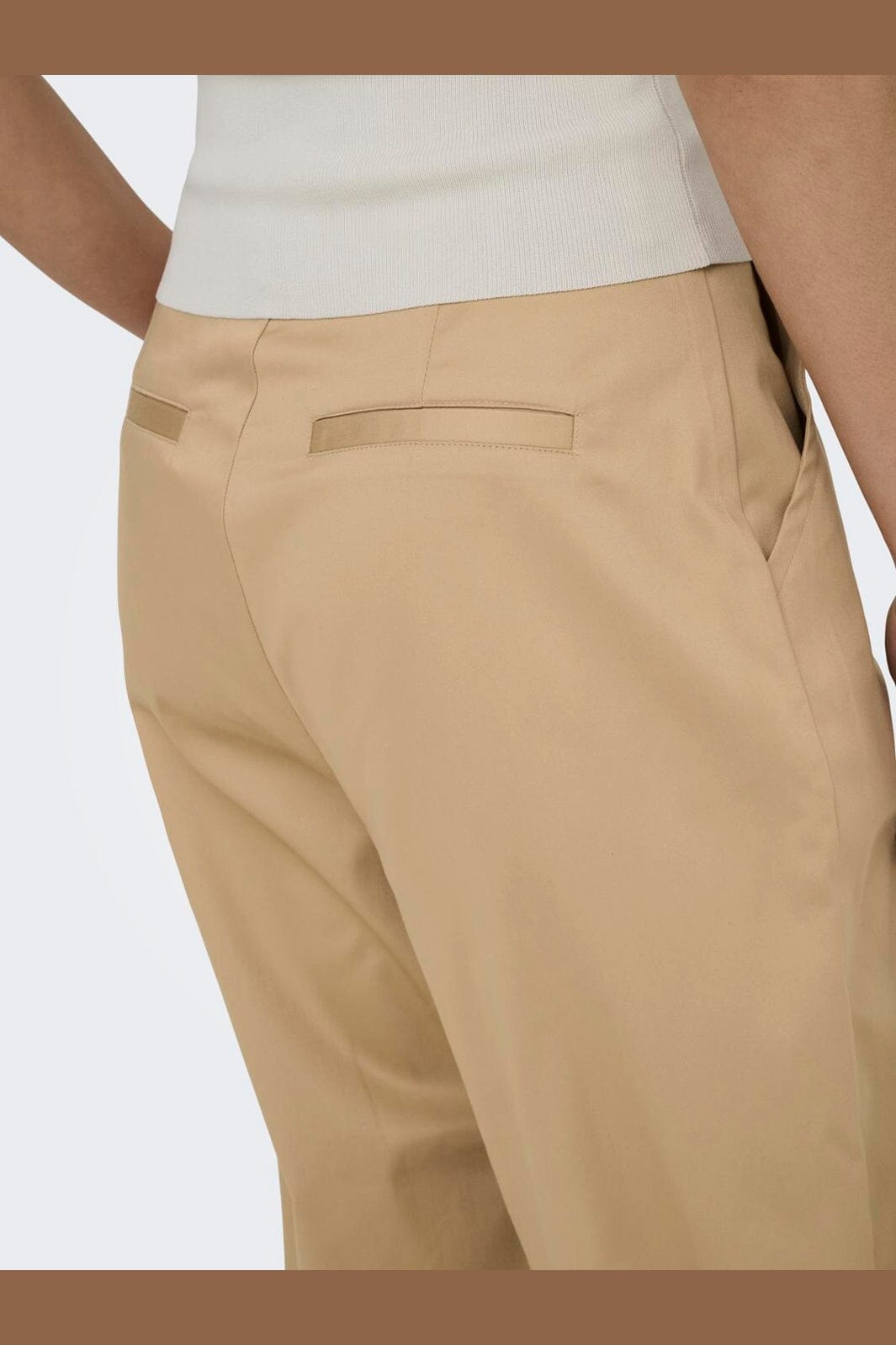 Only - Onlcasil Barrel Chino Pant Cc - 4949397 Irish Cream