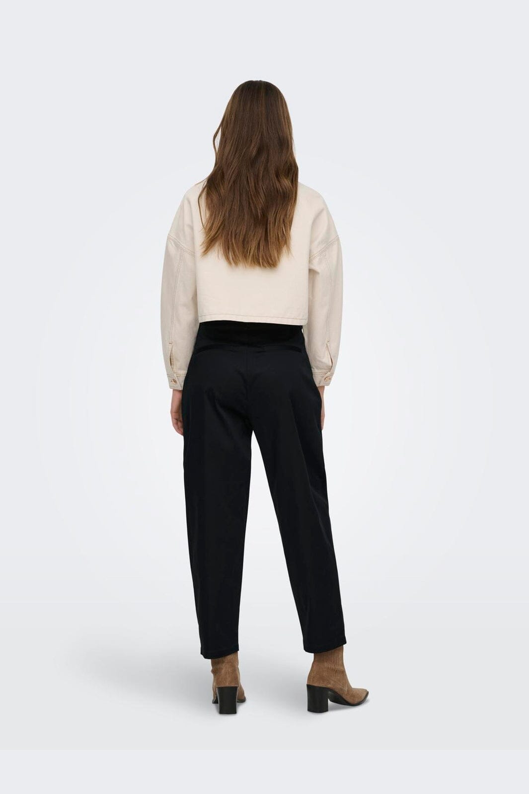 Only - Onlcasil Barrel Chino Pant Cc - 4983341 Black