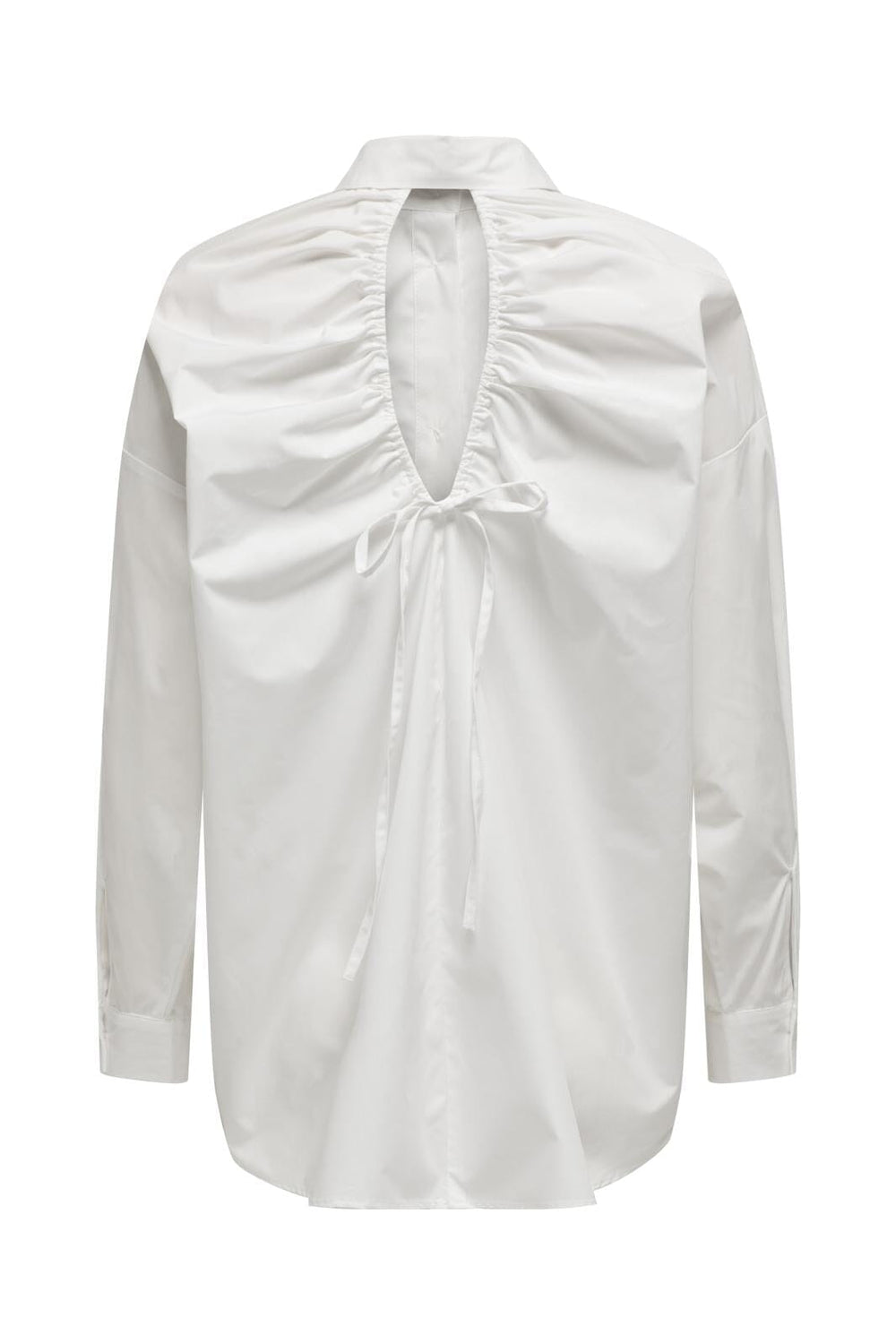 Only - Onlceline Cut Out Back Shirt - 4341391 Bright White