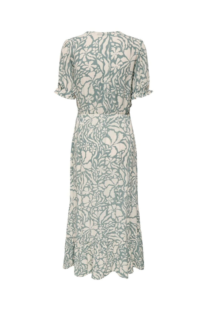 Only - Onlchianti S/S Long Dress - 4758851 Chinois Green Narri Print