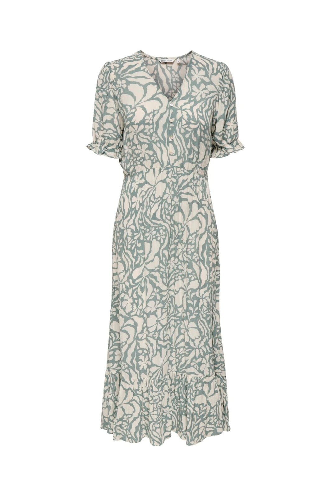 Only - Onlchianti S/S Long Dress - 4758851 Chinois Green Narri Print