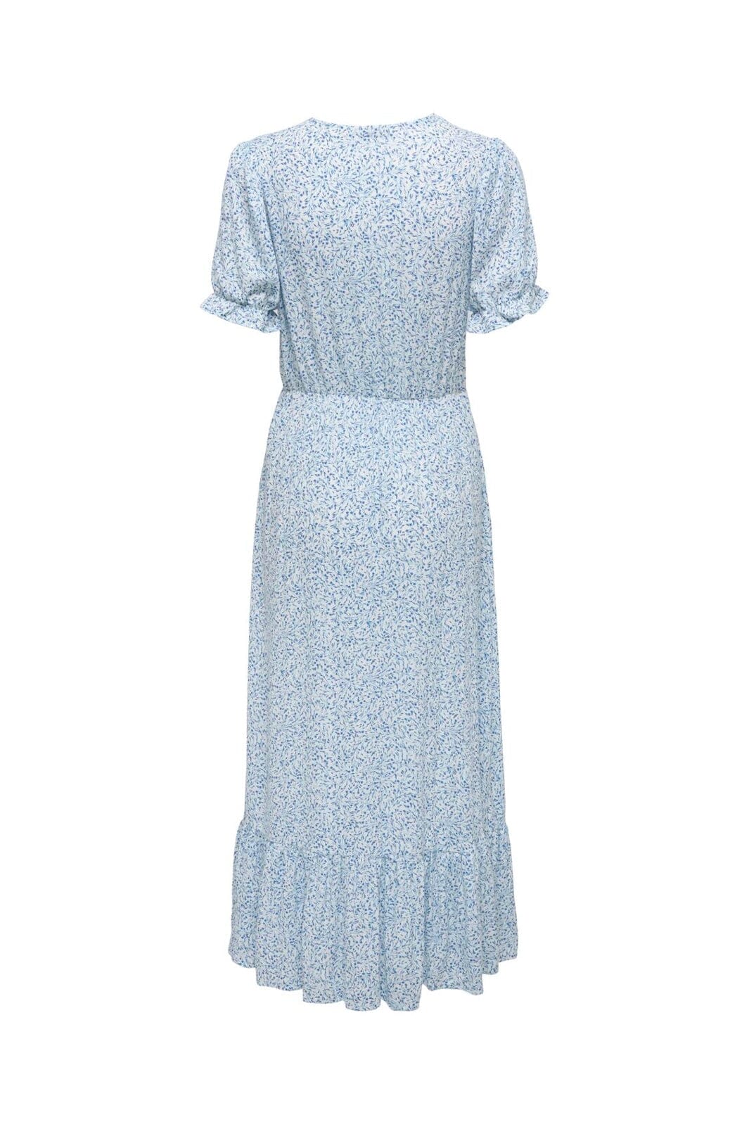 Only - Onlchianti S/S Long Dress - 5023449 Cloud Dancer Viola Flower