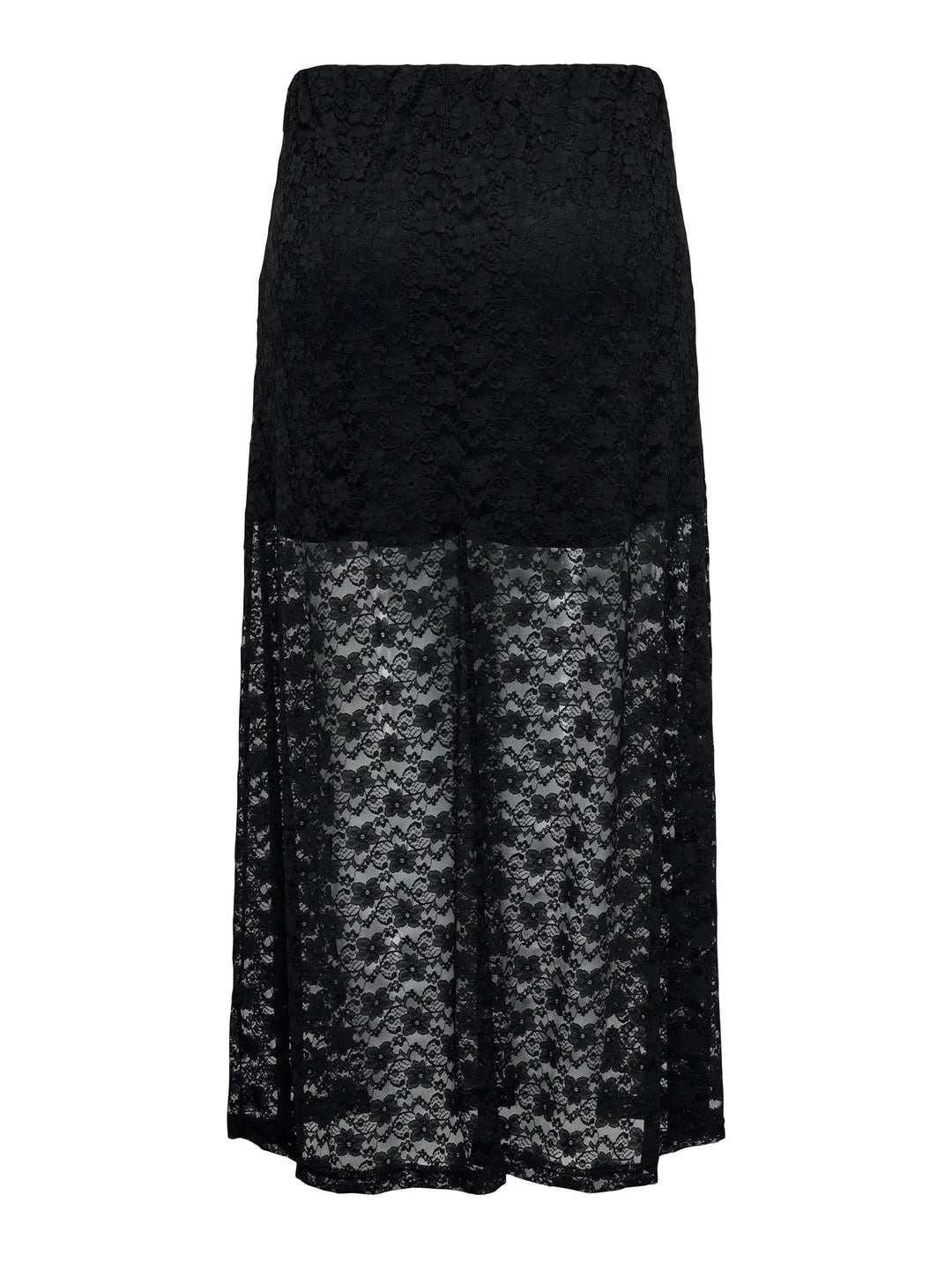 Only - Onlchigo Cali Life Lace Ankle Skirt - 4855496 Black Nederdele 