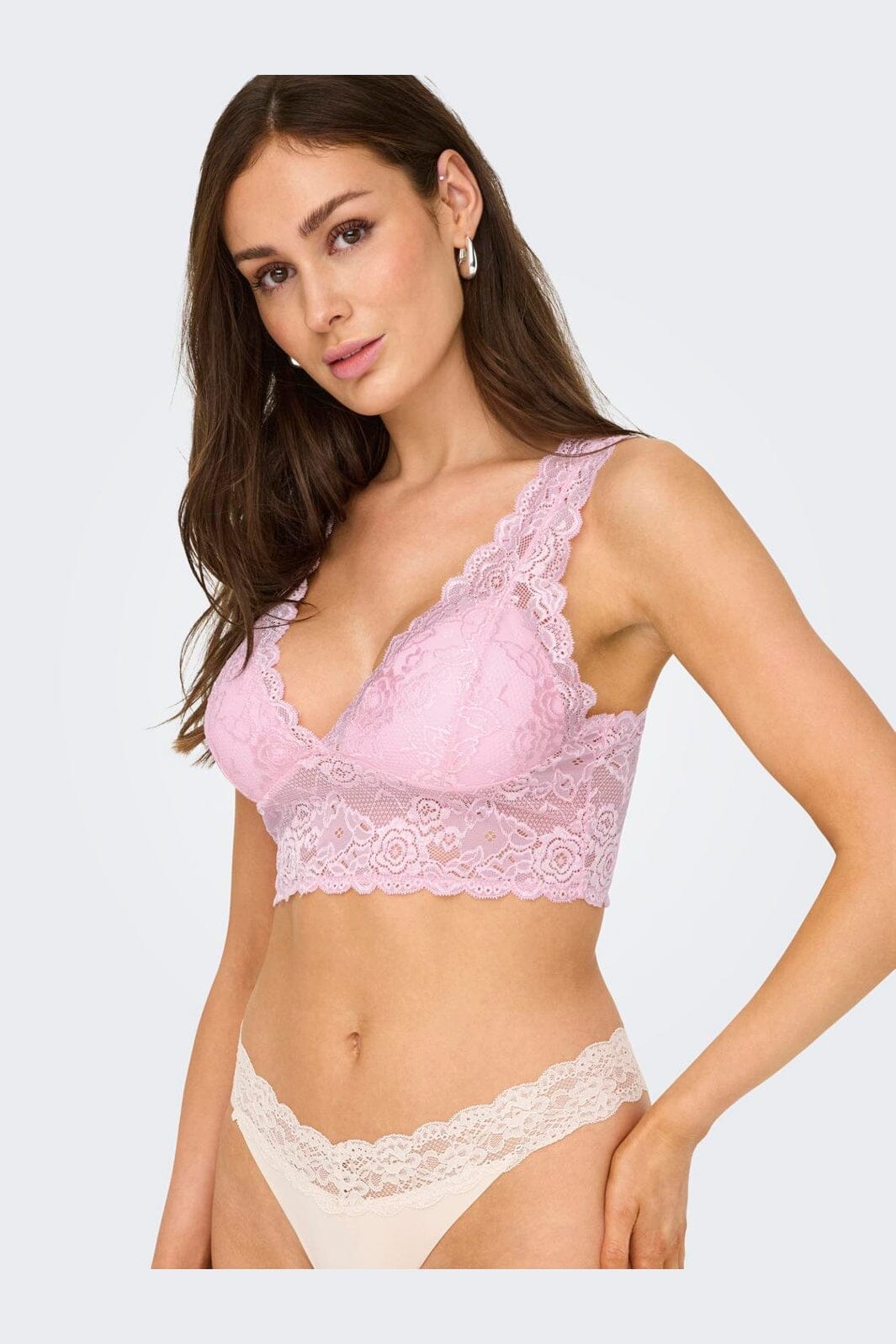 Only - Onlchloe Lace Bra Acc - 4705541 Roseate Spoonbill