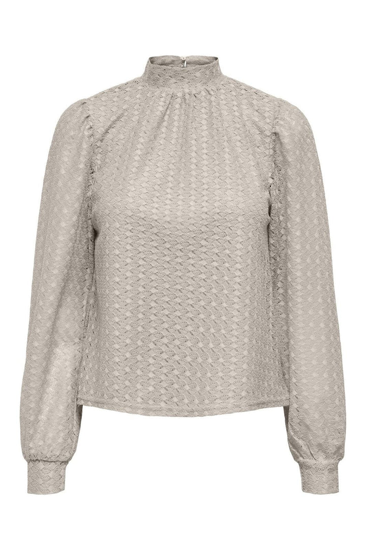 Only - Onlcolbie L/S Top Box - 4892148 Pumice Stone